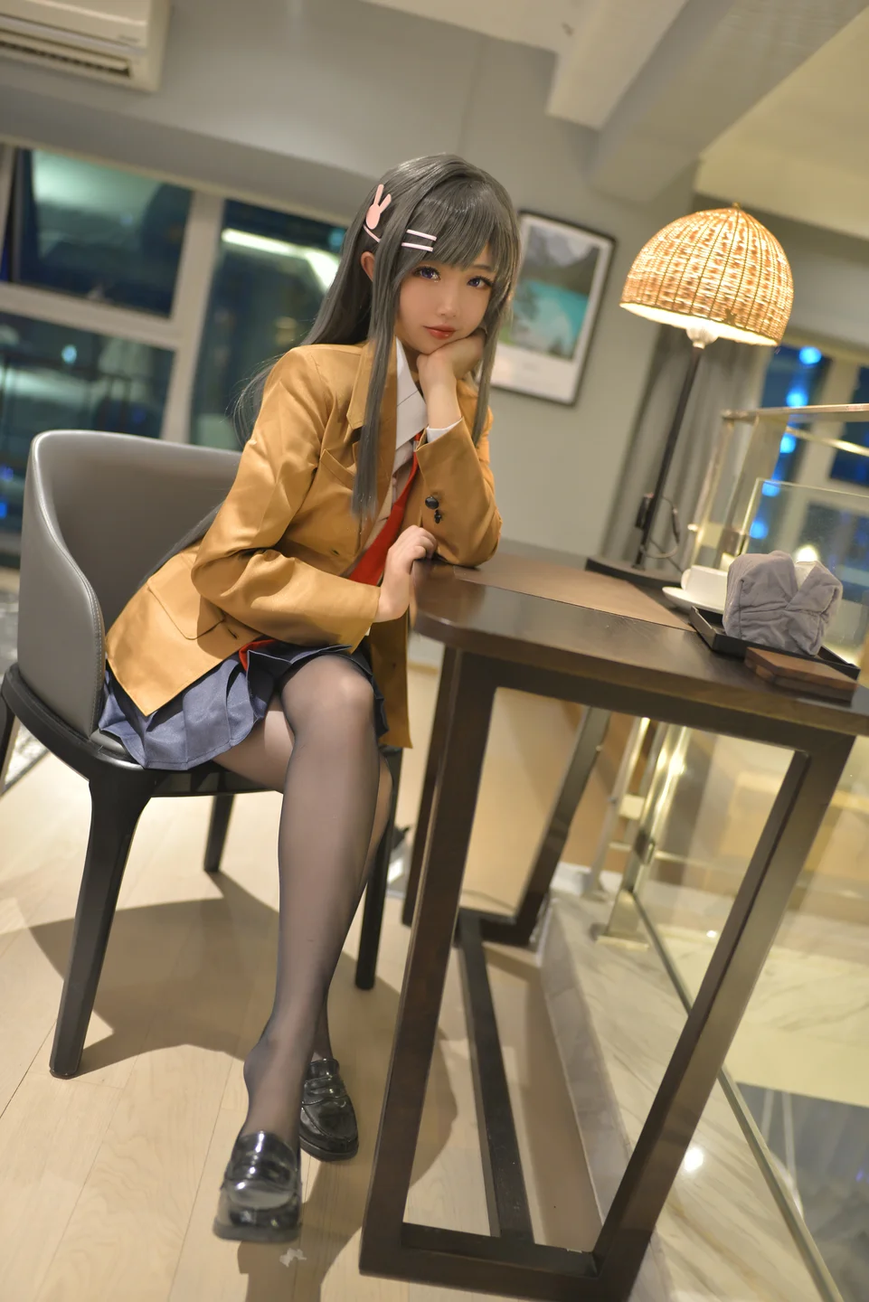 雪琪SAMA - 麻衣制服 兔女郎 [58P] icoser.la (001).webp